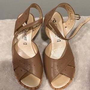 Brown Leather Women's Sandals